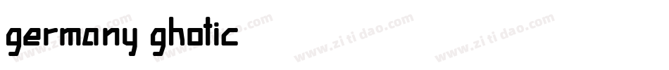 Germany Ghotic字体转换